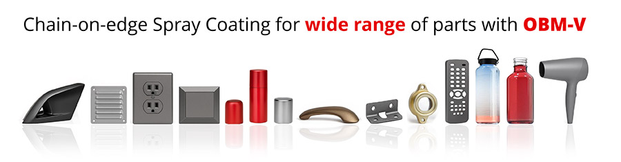 Types of plastic parts suitable for spray coating
